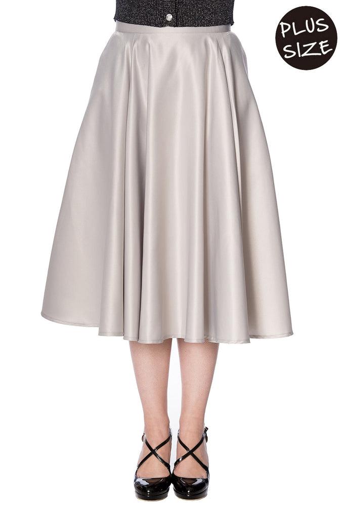 Miracles Plus Size Skirt-Banned-Dark Fashion Clothing