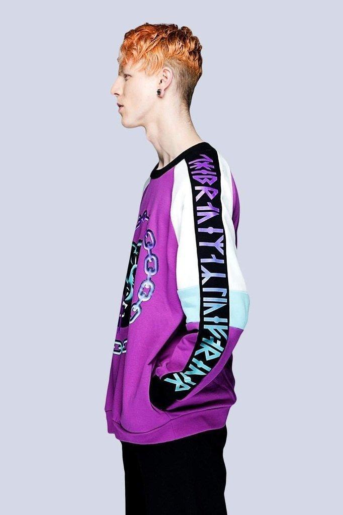 Mishka 2.0 Death Adder Chain Sweater - Unisex-Long Clothing-Dark Fashion Clothing