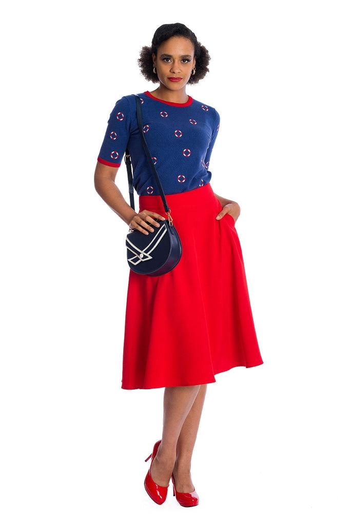 My Summer Staple Swing Skirt-Banned-Dark Fashion Clothing