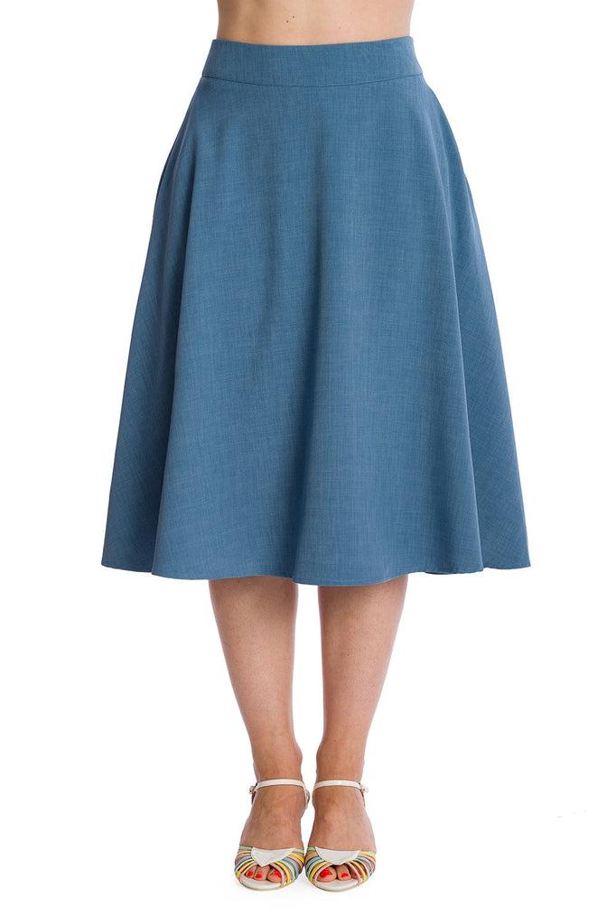 My Summer Staple Swing Skirt-Banned-Dark Fashion Clothing