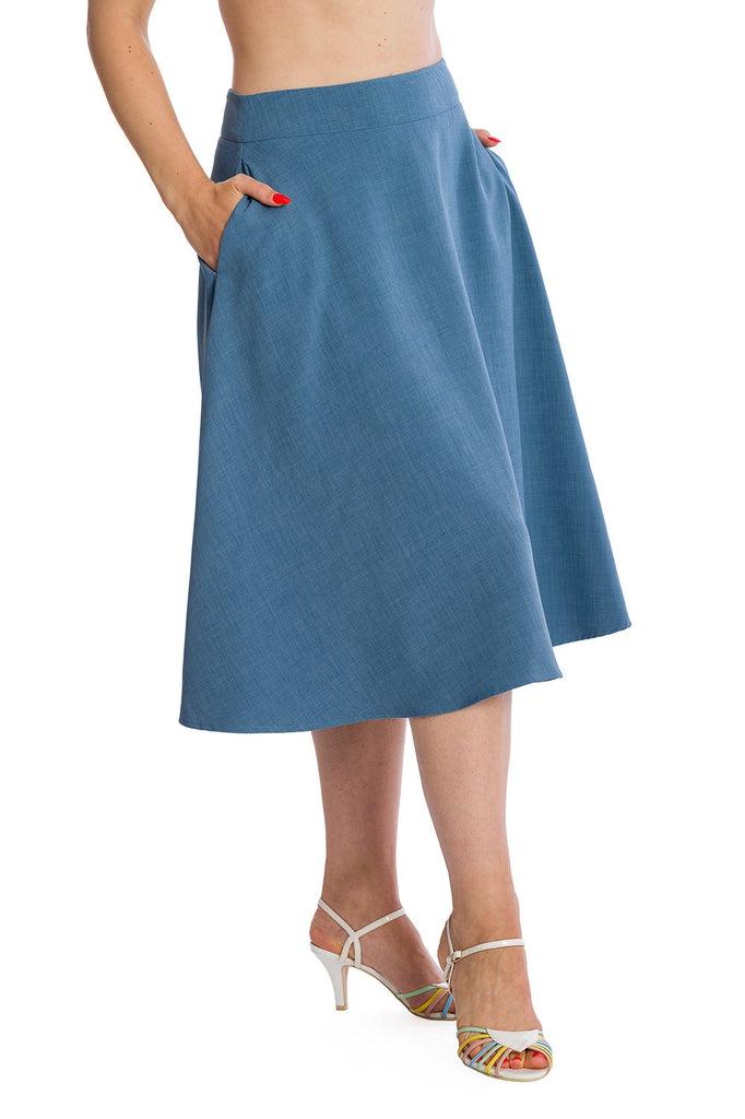 My Summer Staple Swing Skirt-Banned-Dark Fashion Clothing