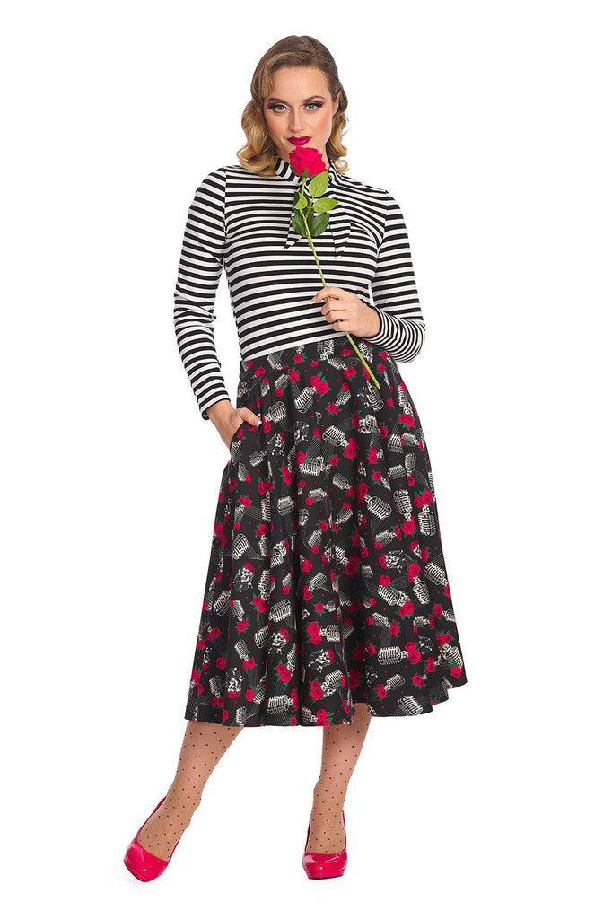 Nashville Skirt-Banned-Dark Fashion Clothing
