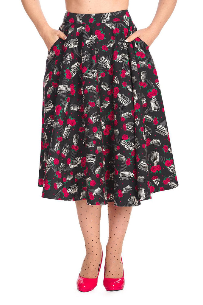 Nashville Skirt-Banned-Dark Fashion Clothing