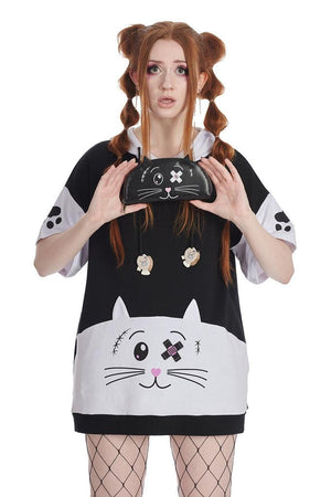 Neko Hoodie-Banned-Dark Fashion Clothing