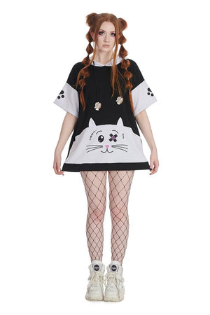 Neko Hoodie-Banned-Dark Fashion Clothing