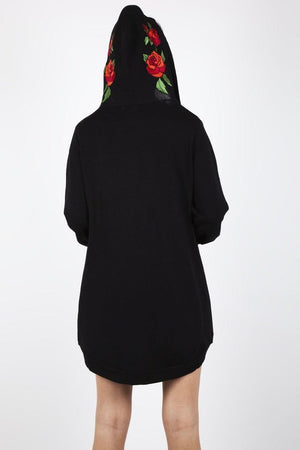 Not A Romantic Hooded Cardigan-Jawbreaker-Dark Fashion Clothing