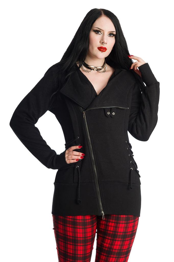 Onyx Hoodie-Banned-Dark Fashion Clothing