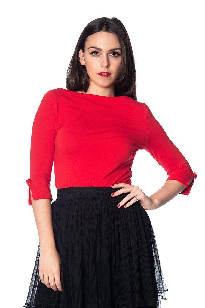 Oonagh Basic Top-Banned-Dark Fashion Clothing