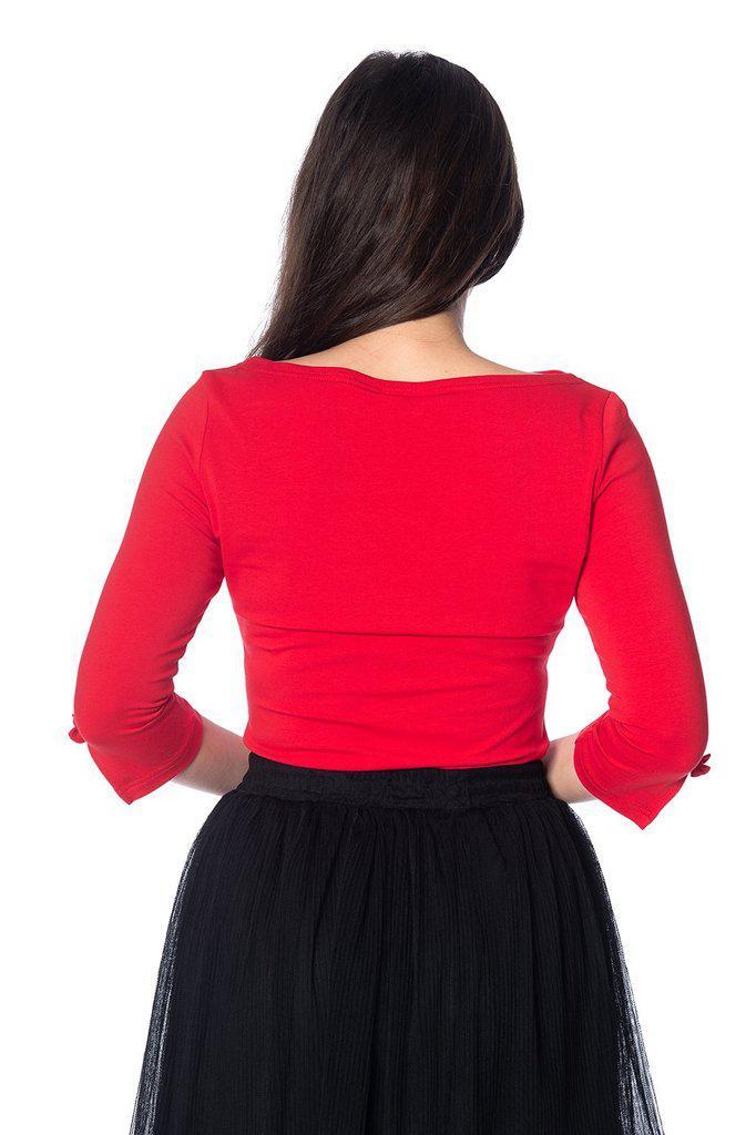 Oonagh Basic Top-Banned-Dark Fashion Clothing