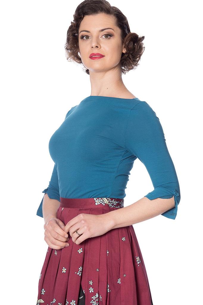 Oonagh Basic Top-Banned-Dark Fashion Clothing