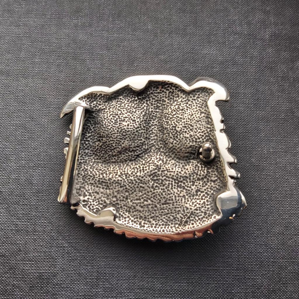 Owl Belt Buckle - Stainless Steel - 0024-Badboy-Dark Fashion Clothing