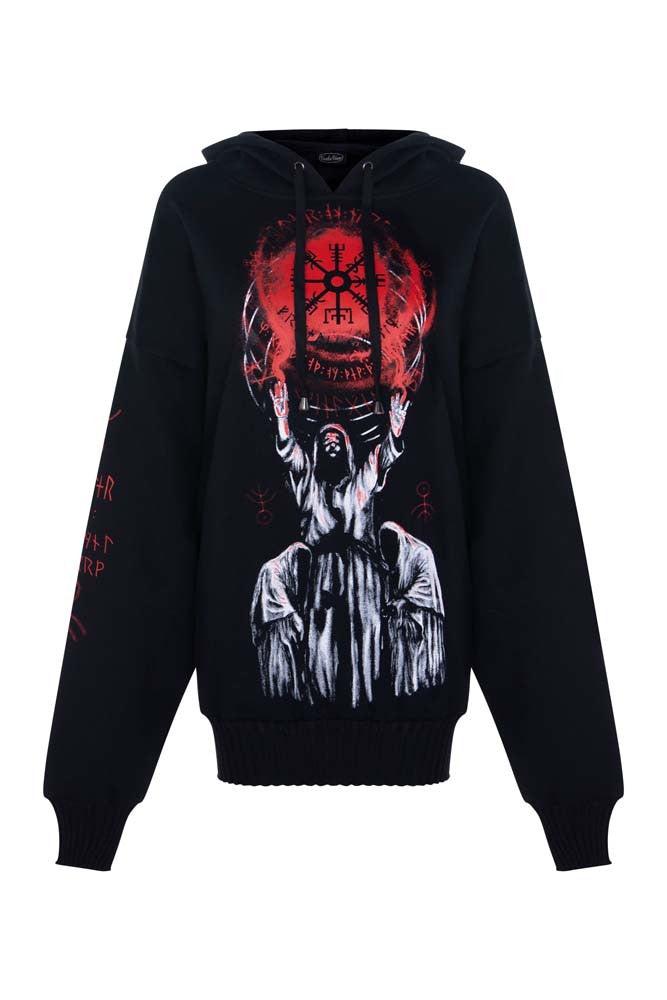 Pagan Oversized Hoodie-Jawbreaker-Dark Fashion Clothing