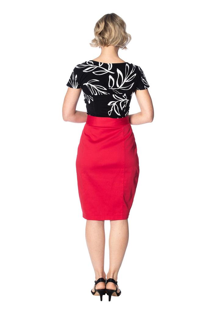 Palm Twist Front Top-Banned-Dark Fashion Clothing