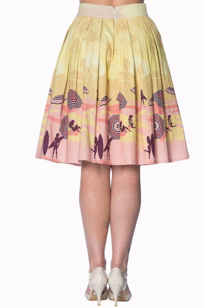 Parasol 50s Plus Size Skirt-Banned-Dark Fashion Clothing