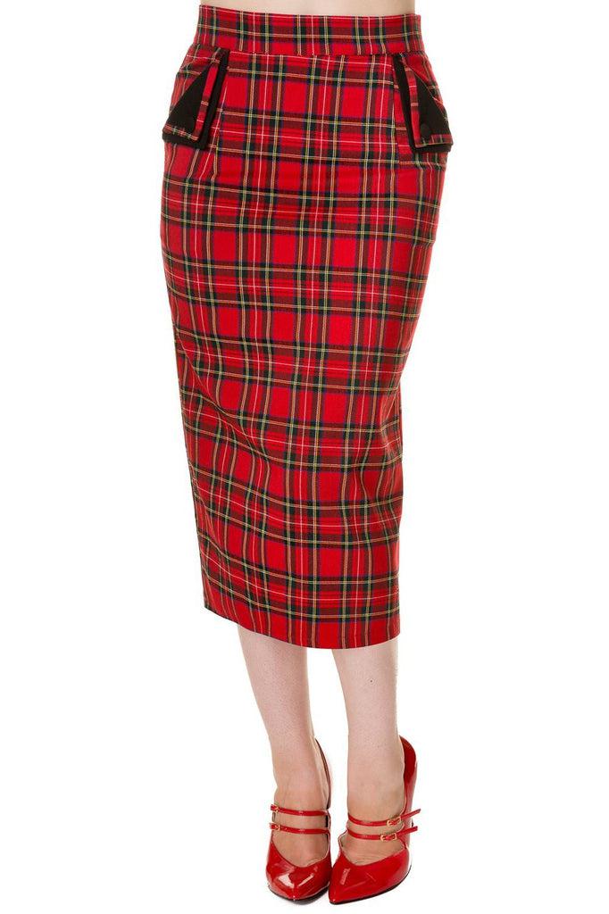 Pencil Skirt-Banned-Dark Fashion Clothing