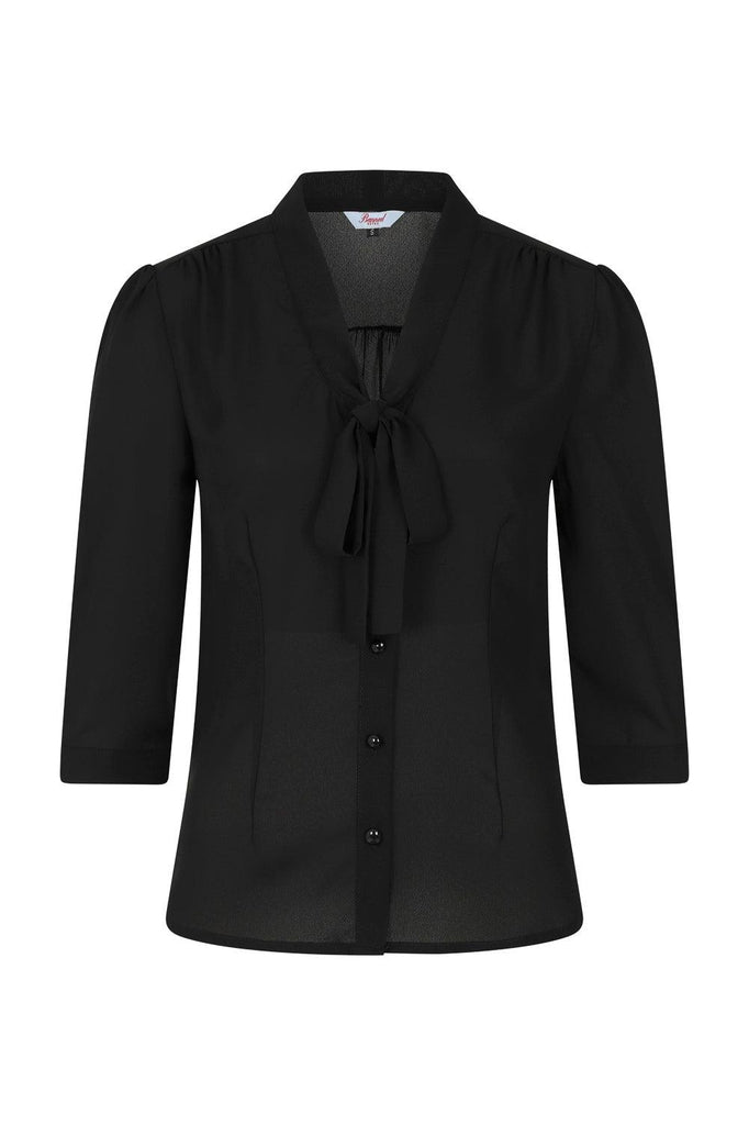 Perfect Pussybow Blouse-Banned-Dark Fashion Clothing