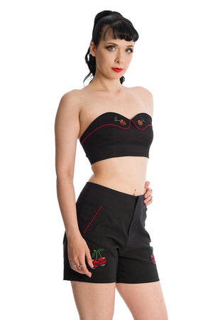 Pick Me Cherry Top-Banned-Dark Fashion Clothing