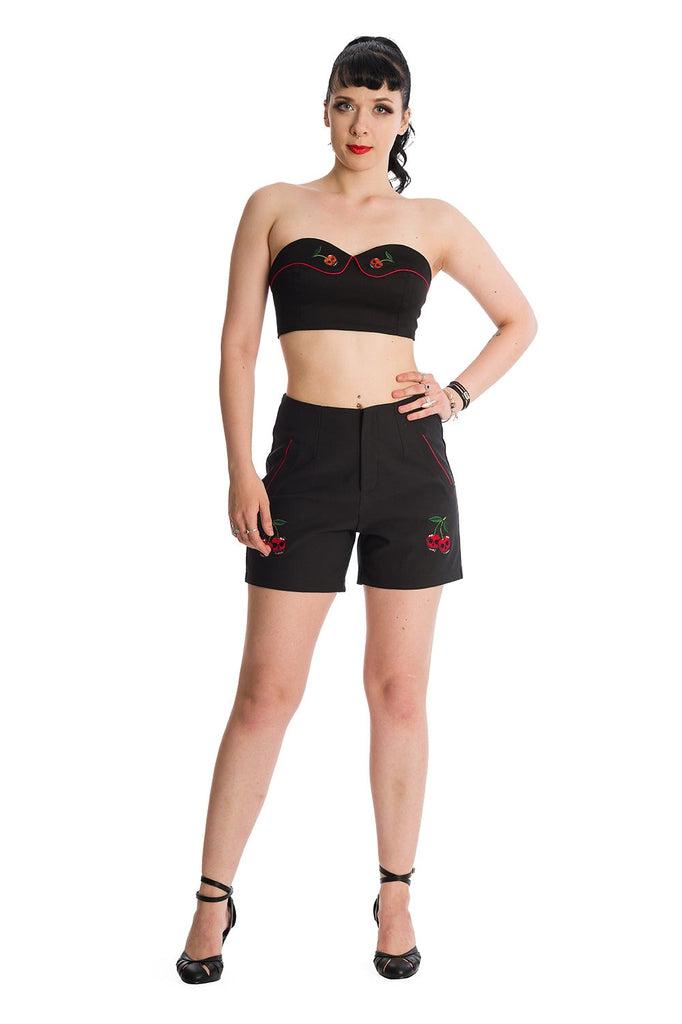 Pick Me Cherry Top-Banned-Dark Fashion Clothing