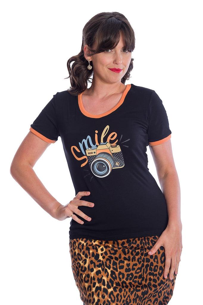 Picture Perfect T-Shirt-Banned-Dark Fashion Clothing