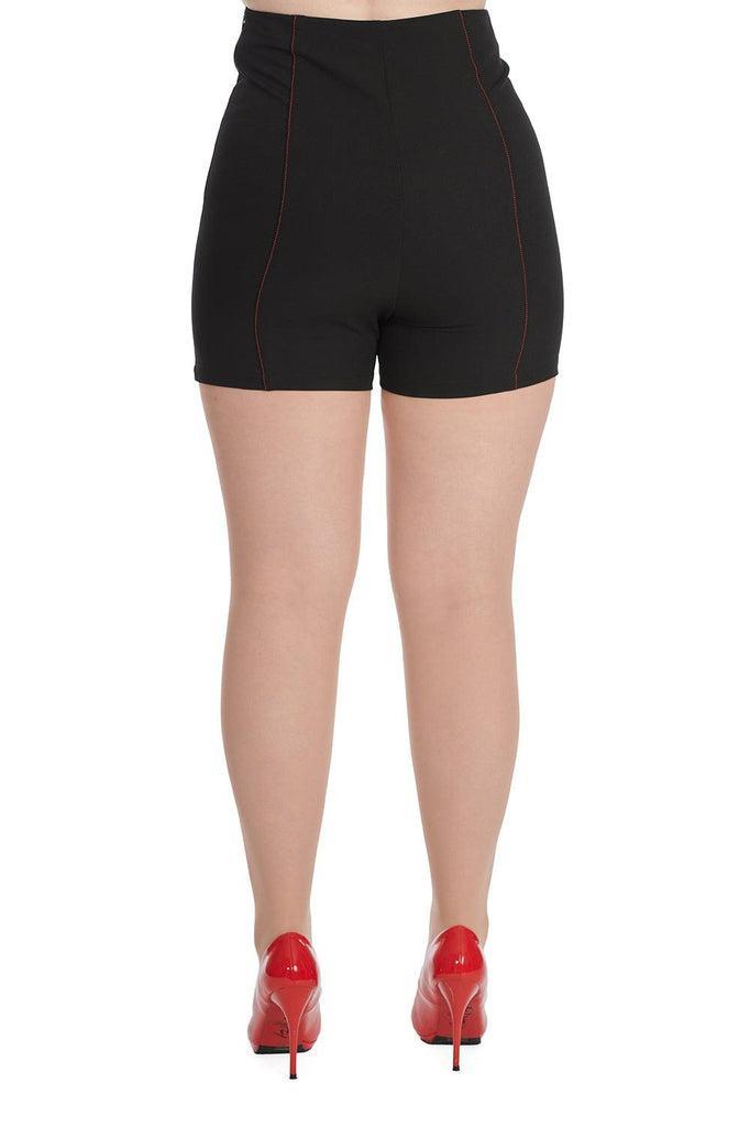 Pin Up Shorts-Banned-Dark Fashion Clothing