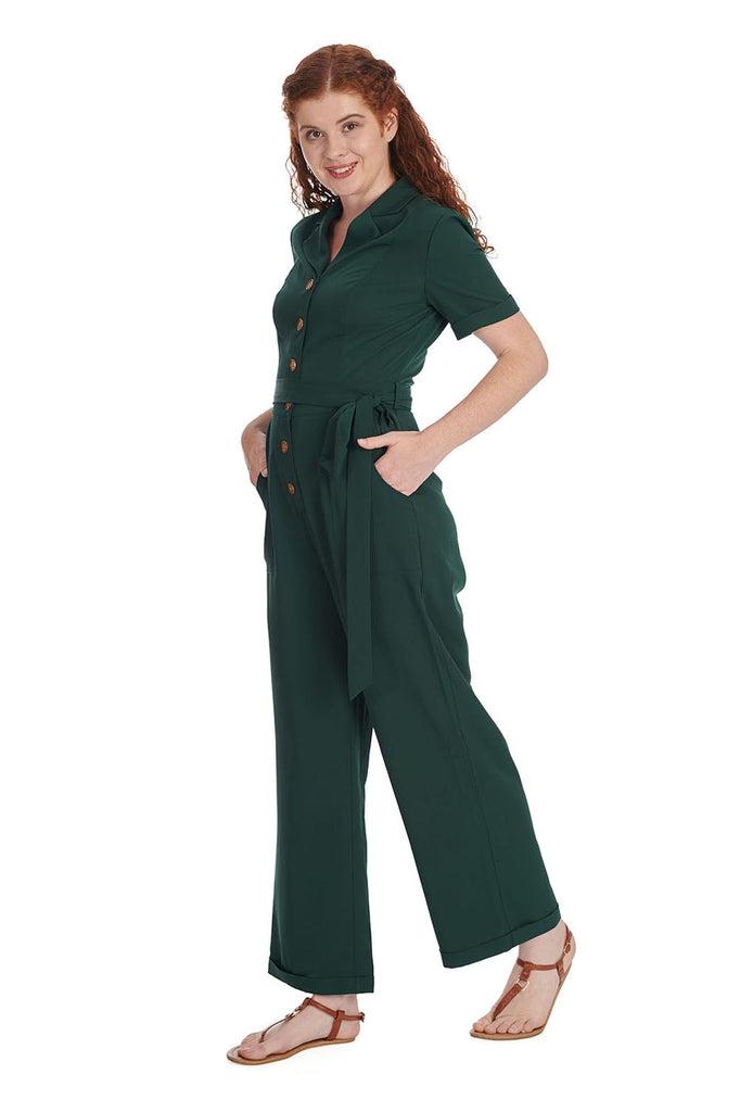 Pleased As Punch Jumpsuit-Banned-Dark Fashion Clothing