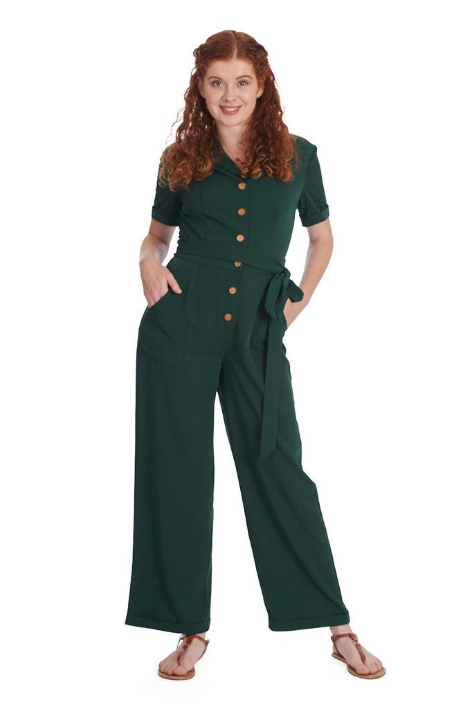 Pleased As Punch Jumpsuit-Banned-Dark Fashion Clothing