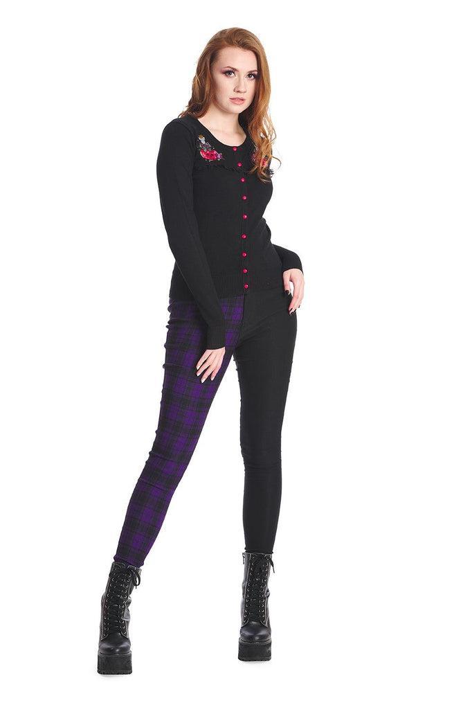 Poison Rip Cardigan-Banned-Dark Fashion Clothing