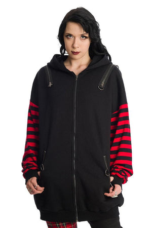 Portia Hoodie-Banned-Dark Fashion Clothing