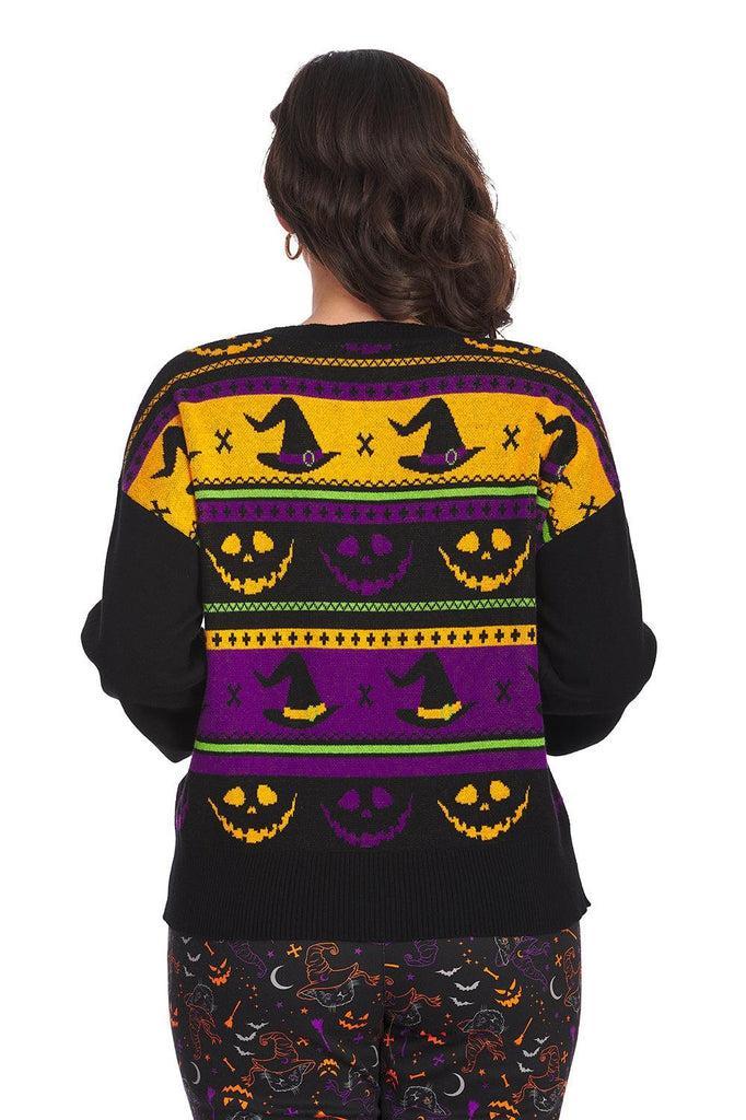Pumpkin Jumper-Banned-Dark Fashion Clothing