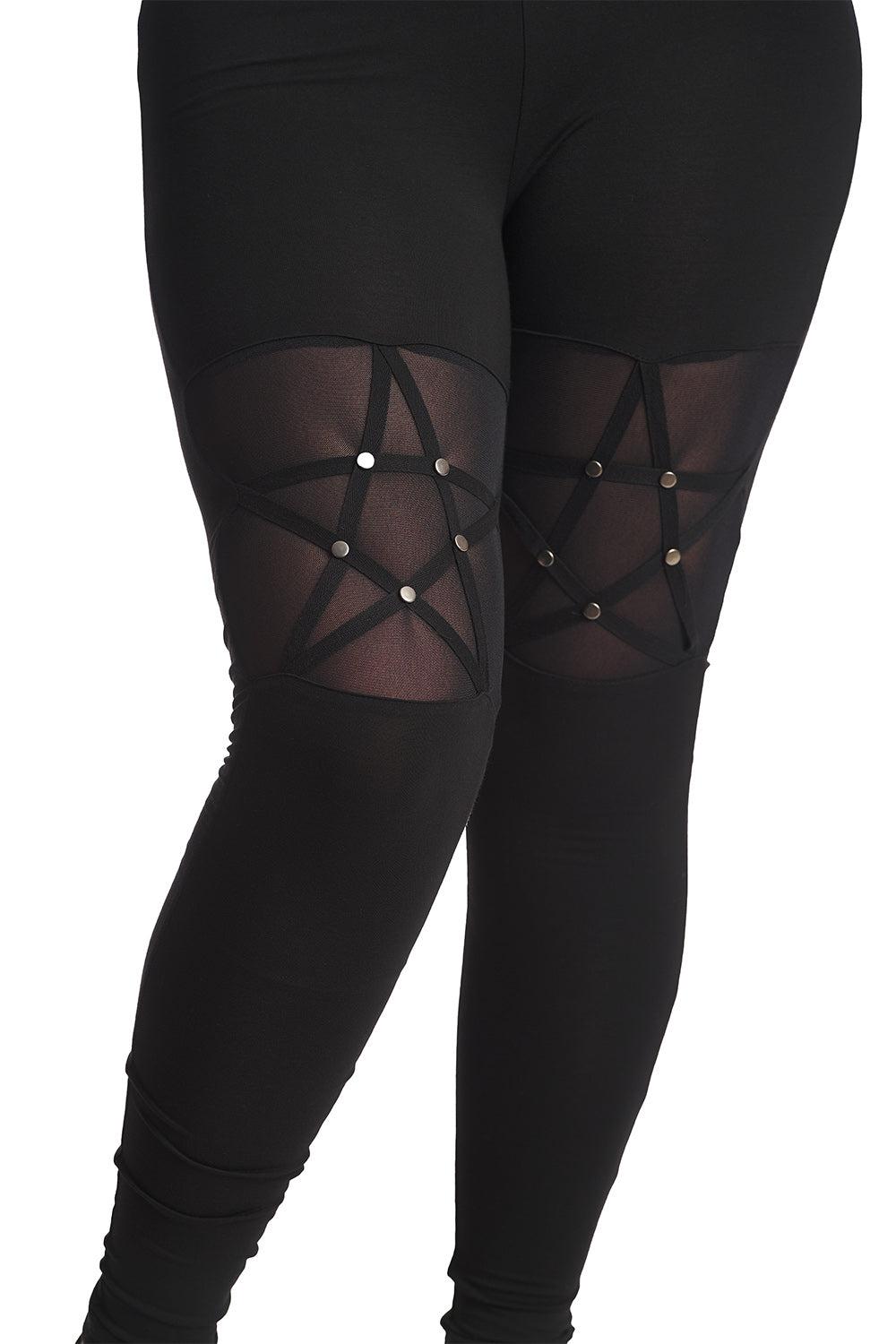Queen Vix Leggings-Banned-Dark Fashion Clothing