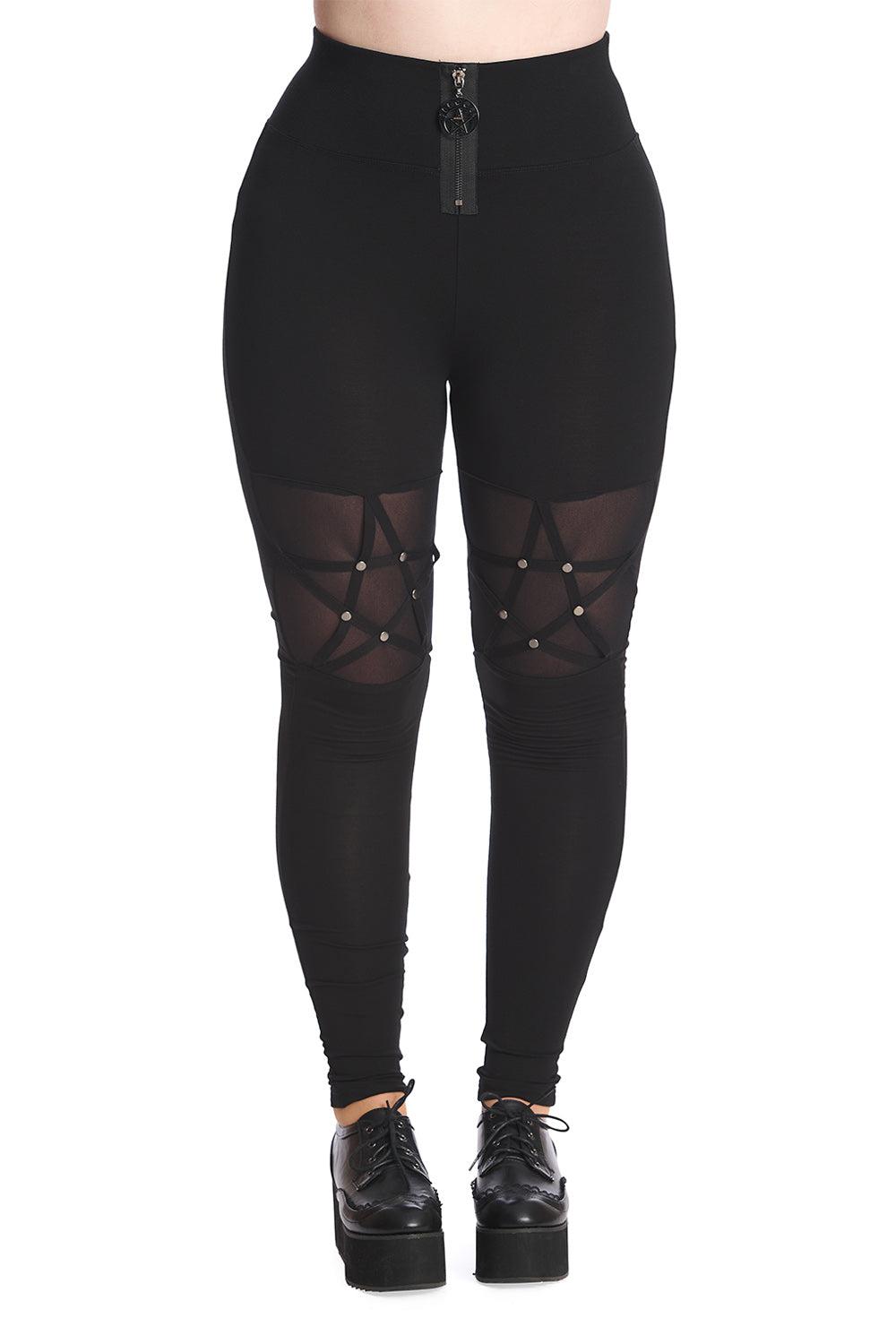 Queen Vix Leggings-Banned-Dark Fashion Clothing