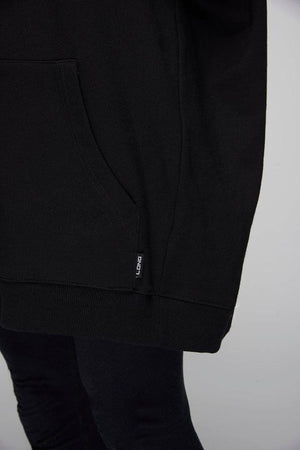 Rave Flyers Lux - Oversize Hooded Sweat - Unisex-Long Clothing-Dark Fashion Clothing