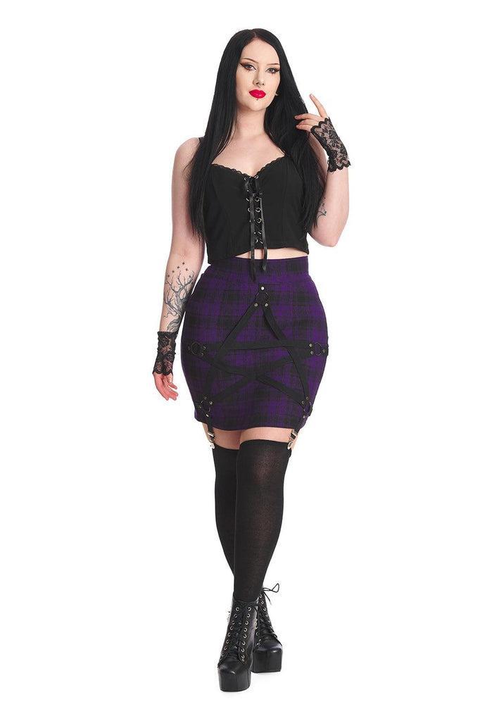 Rhan Skirt-Banned-Dark Fashion Clothing