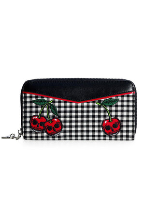 Rockabilly Cherry Purse-Banned-Dark Fashion Clothing