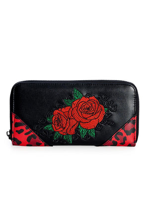 Rockabilly Rose Purse-Banned-Dark Fashion Clothing