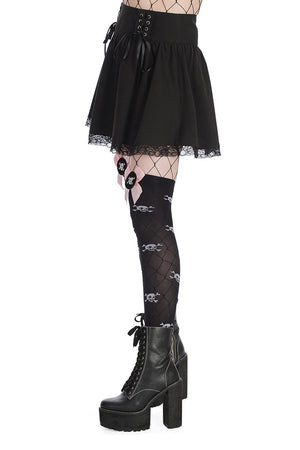 Sakura Skirt-Banned-Dark Fashion Clothing
