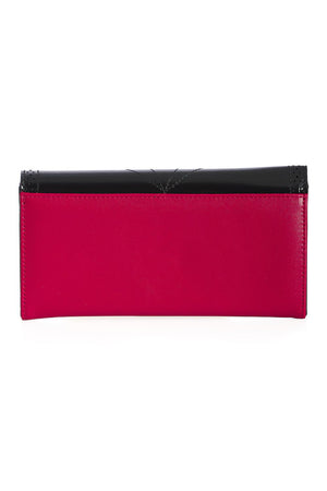 Scalloped Wallet-Banned-Dark Fashion Clothing
