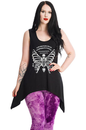 Skeleton Wings Top-Banned-Dark Fashion Clothing