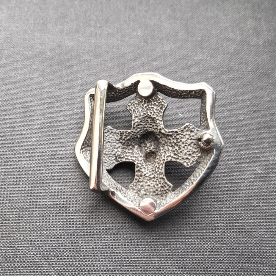 Skull Belt Buckle - Stainless Steel - 0019-Badboy-Dark Fashion Clothing