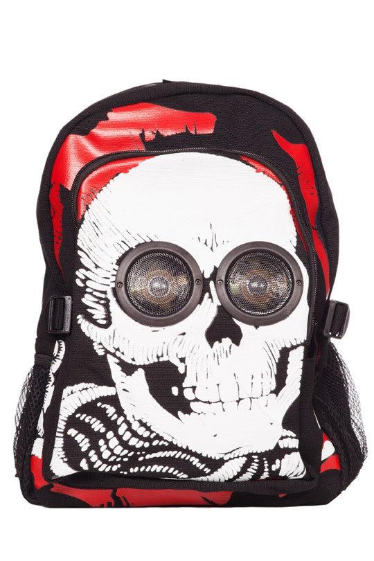 Skull Stereo Backpack-Jawbreaker-Dark Fashion Clothing