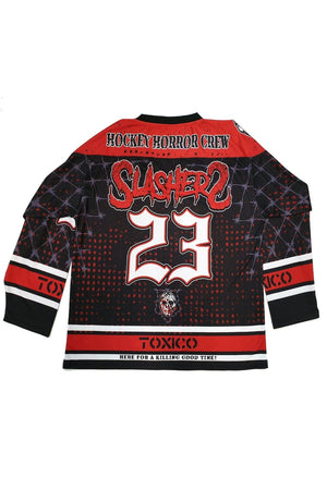 Slashers Hockey Jersey-Toxico-Dark Fashion Clothing
