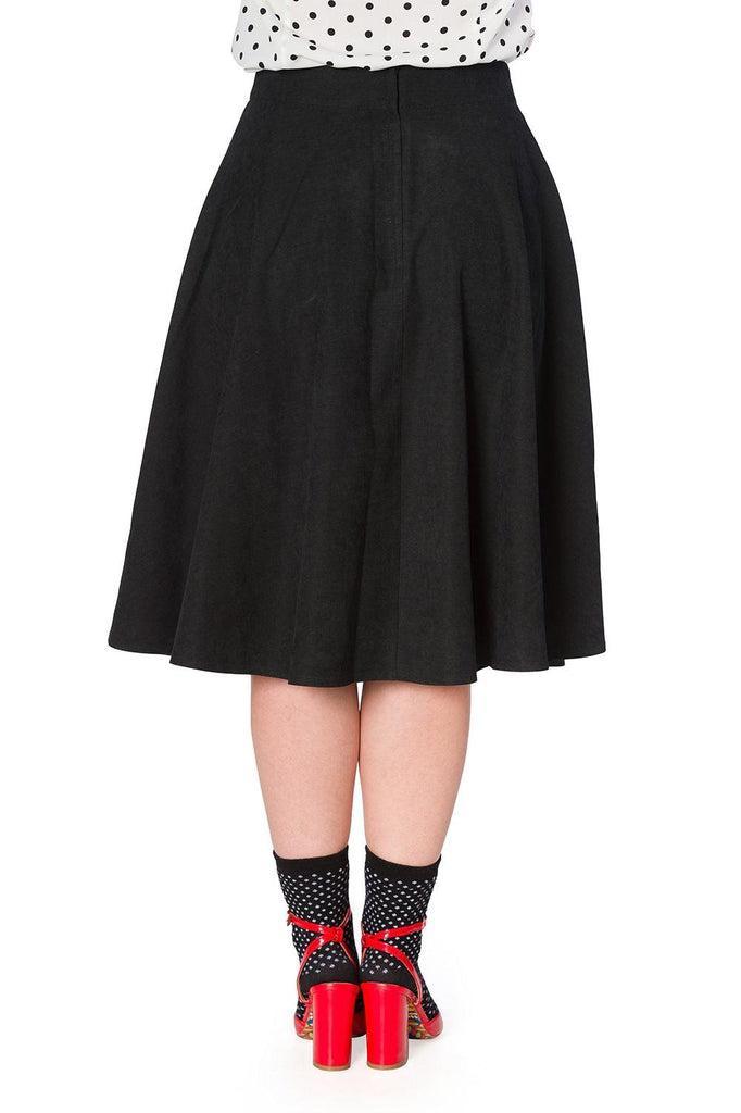 Sophisticated Lady Swing Skirt-Banned-Dark Fashion Clothing