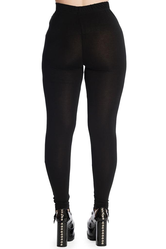 Space Cat Leggings-Banned-Dark Fashion Clothing