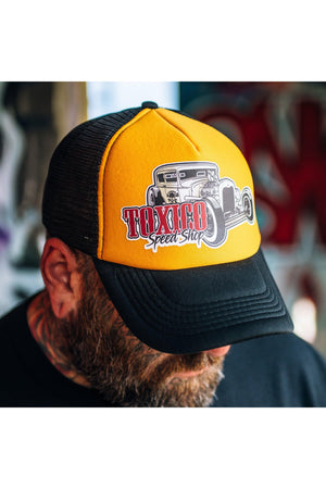 Speed Shop Trucker Hat - Unisex-Toxico-Dark Fashion Clothing