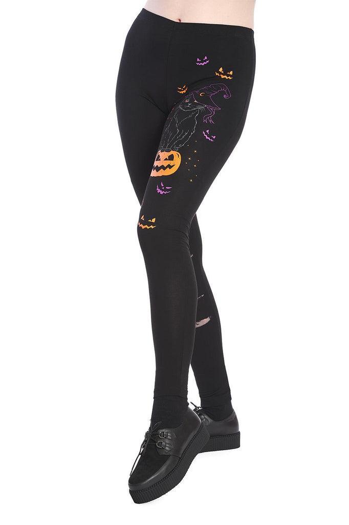 Spell On Me Leggings-Banned-Dark Fashion Clothing