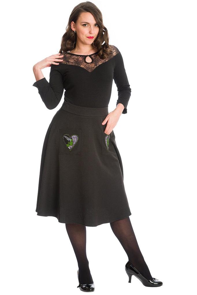 Spider Nights Jersey Top-Banned-Dark Fashion Clothing