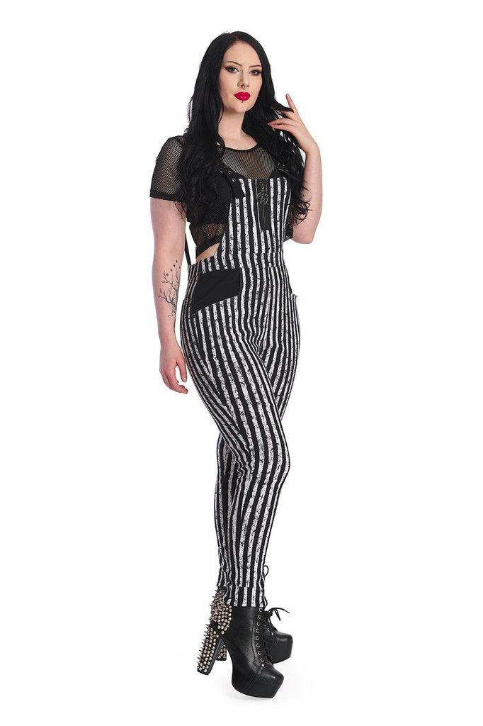 Spooky Nightwalks Jumpsuit-Banned-Dark Fashion Clothing
