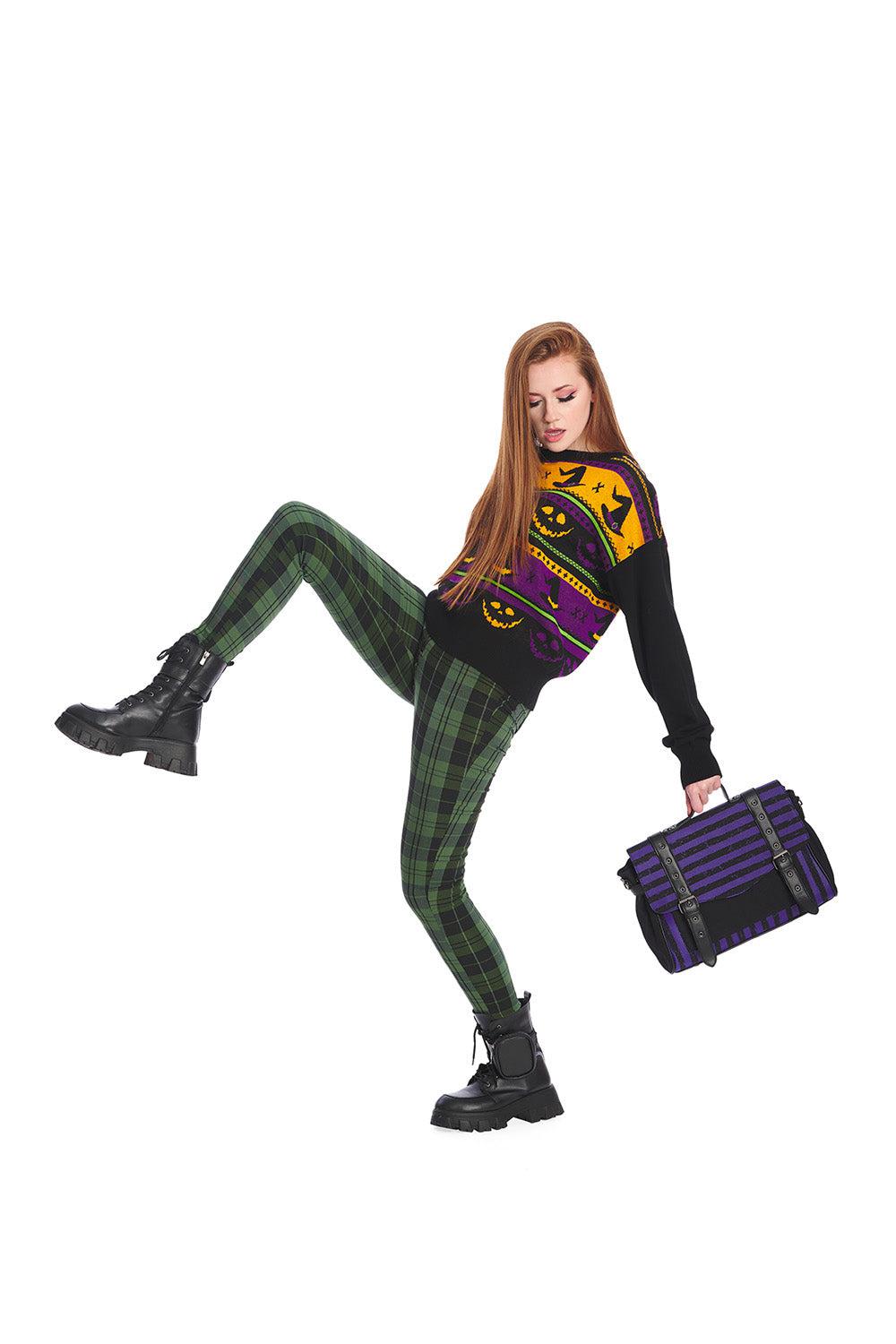 Spooky Nightwalks Messenger Bag-Banned-Dark Fashion Clothing