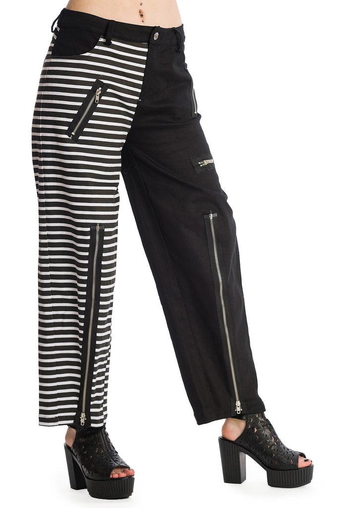 Spooky Nightwalks Trousers-Banned-Dark Fashion Clothing