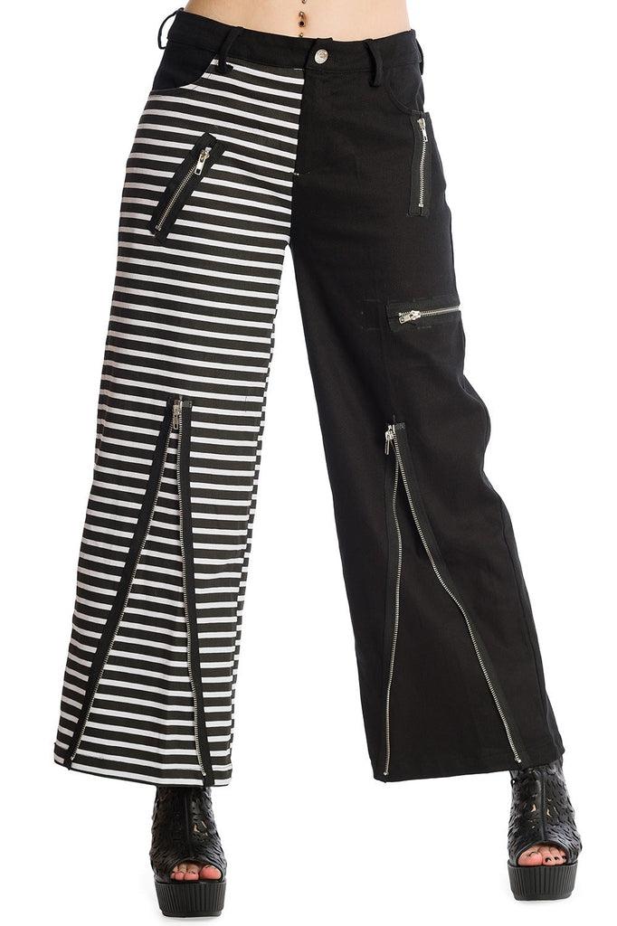 Spooky Nightwalks Trousers-Banned-Dark Fashion Clothing